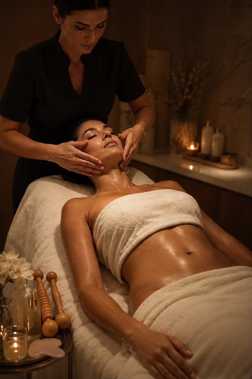 Brazilian Lymphatic Massage & Sculpting Facial Massage Combo